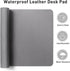 Leather Desk Pad Protector, Mouse Pad, Office Desk Mat, Non-Slip PU Leather Blotter, Waterproof Desk Writing Pad (36" x