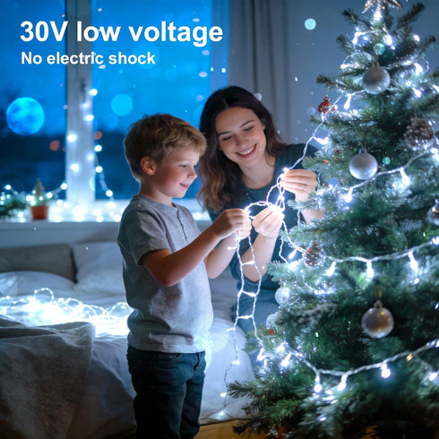 165FT 500LED 30V 8 LED String Lights, Plug in Waterproof String Lights with Modes for Indoor and Outdoor Party Wedding