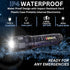 X36 Solar Camping Flashlight - Heavy Duty Survival Gear with Black Light/UV Light & More for Camping Essentials