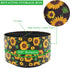 Hennaja Round Leather Art Supply Organizer, 360 Degree Rotating Remote Control Holder, Multi-Functional Pencil Holder