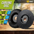 GRAFF Premium 4 Inch Wood Carving Disc for Angle Grinder, Shaping and Grinding Wheel for Wood and Plastic