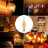 12 Pack Bulbs 0.7W=7W C22T E12 Bulbs 7 Bulbs 2200K LED Vintage Candelabra Night Lights Edison Mini Candle Filament