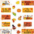 Whaline 37Pcs Fall Thanksgiving Motivational Bulletin Board Decor Autumn Inspirational Rules Poster Set