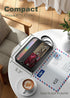 Small Receipt Coupon Organizer, A6 Size, 12 Pockets Accordion File Organizer with Zipper Closure - 2 Packs