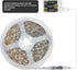 25ft, RUISHINE Battery Powered LED Strip Lights Battery Operated LED Light Strip Color Changing Music Sync App Remote