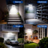 7000LM, 6500K, 3 LED Security Lights Motion Sensor Light Outdoor, Waterproof, Flood Light Outdoor Motion Detector