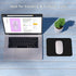 Dapesuom Small Mouse Pad, 6 x 8 Inch Thick Rubber Non-Slip Portable Mini Mat for Office and Travel, Black