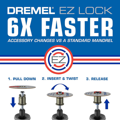 Dremel EZ472SA 120-Grit Medium Detail Abrasive Brush