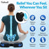 Tailbone, 17.5 14 Premium Memory Foam Gel Seat Cushion for Coccyx, Back & Sciatica Pain Relief Fits x Seats, Ergonomic