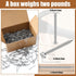 2 Pound Box of Siding Nails, Rust Resistant 304 Stainless Steel Nails for Redwood, Cedar Wood, Decking, Roof Slating