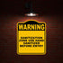 8.5 10 inches SANITIZATION ZONE USE HAND SANITIZER BEFORE ENTRY Warning Yellow Black Aluminum Composite Sign x