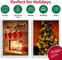 Super-Bright Extendable Warm White Christmas Lights - 100 Lights 19.6ft Mini Bulb String Set for Outdoor Holiday Decor