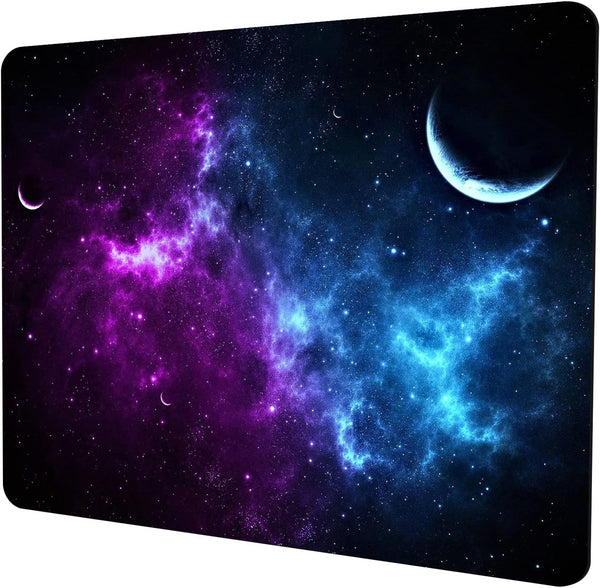 Galaxy Non-Slip Rubber Mouse Pad, Personalized Office Decoration Accessories, 9.5 x 7.9 inch for Laptop Computer