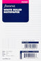 Filofax Pocket Ruled White, B213008