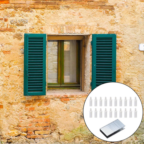 Misright Set 40 Louvers Repair Tools Plantation Shutter Repair Tool Kit Including Tilt Rod Louvers For Replacement