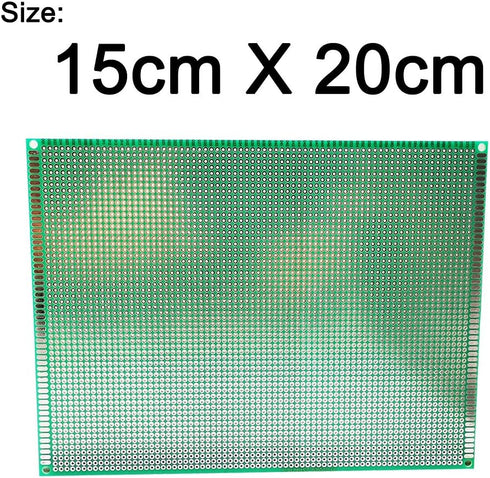 YUNGUI 15 X 20CM PCB Protoboard - 2 Pieces DIY Prototype Board for Soldering and Electronic Projects