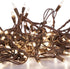 612 100 18 20 (Pack 2) Vermont Clear Mini Christmas String Lights on Brown Wire Cord, UL Approved for Indoor/Outdoor