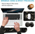Keyboard Wrist Rest Support + Mouse Pad + Mouse Wrist Rest + Coaster, 4 PCS Ergonomic Memory Foam Set for Office & Home