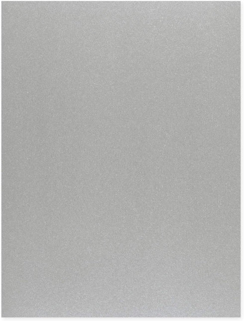 Silver Metallic Paper, 100-Pack Shimmer Paper, 120 GSM, 8.5 x 11 Inches, Perfect for Flower Making, Invitations