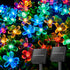 Brightown 2 Pack Total 52FT 120 LED Flower Solar String Lights Outdoor