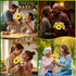 6 Pack 36 IP65 Solar Sunflower Lights Outdoor Waterproof - with Bright Solar Sunflower Lights, Waterproof Light
