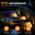 IP65 1200mAh,19 Terrace,3000k Art(8Pack) Solar Stair Lights Outdoor, Waterproof Solar Outdoor Lighting, LED,Outdoor