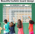 Eucalyptus Math Posters, Numbers 1-100 Chart for Classroom Decorations and Wall Decor