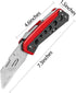 KAMBOLLY 10 Folding Utility Knife, Heavy Duty Box Cutter Knife, Pocket Razor Utility Knives with Razor Blades