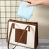 Yuomeaz Pad Bags for Period, Portable Cute Women Sanitary Napkin Storage Bag & Pad Pouches, Blue Striped Feminine Care