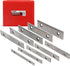 ABN Machinist Thin Parallel Bars 20-Piece Tool Set, 1/8in x 6in Straightedge Bar Blocks