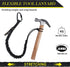 TRSMIMA Safety Tether Lanyard Tool - 2 Pack Retractable Fall Protection Lanyard with Aluminum Carabiner