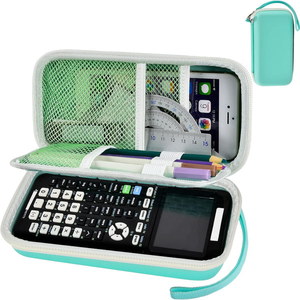 Case for Texas Instruments TI-84 Plus CE/TI-84 Plus/TI-83 Plus/TI-30XS Graphing Calculator, Green (Case Only)