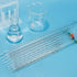 PATIKIL Graduated Dropper Pipettes, 2 Pcs 0.1ml Reusable Borosilicate Glass Pipette for Liquid Transfer, Clear