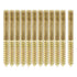 12 Pcs 5/16-18 x 3 Inch Hanger Bolts, Self-Tapping Double Headed Bolts for Wood Joint Furniture Accessories