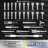 258-Piece Set,Chrome Set, set, Amartisan Ultimate Screwdriver Bit Vanadium Steel Driver Bit Security bit Includes Bits