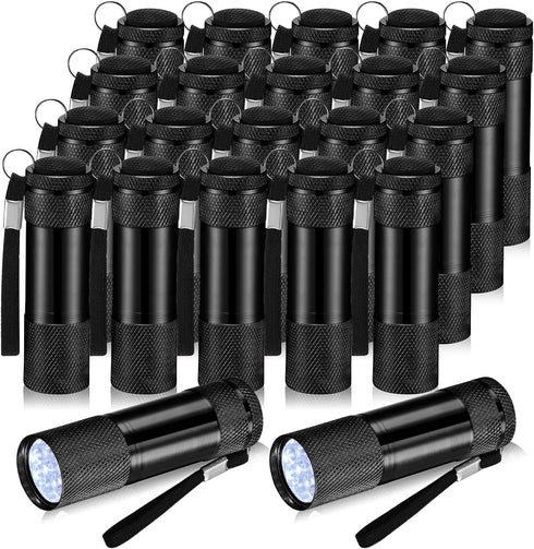 VIHOSE 20 Pcs Mini Flashlights Bulk, Bright Aluminum Handheld Flash Light with