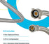 Eastman 16 Inch Flexible Toilet Connector, Stainless Steel Braided Hose for Plumbing