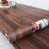 Decotalk Wood Grain Contact Paper, Walnut Wood Peel and Stick Wallpaper, Dark Brown Vinyl for Cabinets
