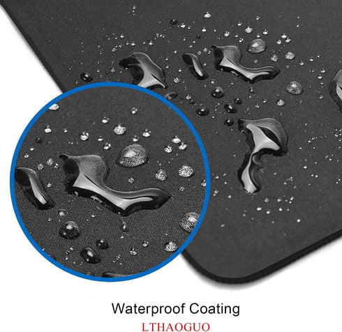 Garden Blooming Flowers Mouse Pad, Colourful Wildflowers Floral Mouse Mat with Waterproof Anti Slip Rubber Mousepad