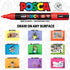 Uni Posca Marker 1MR in Silver, Art Supplies, Fabric Paint, Paint Pen