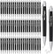 Yeaqee 100 Pcs Inspirational Pens, Motivational Black Ink Thank You Pens, Bulk Metal Greeting Quote Ballpoint Pen for