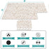 3/8-Inch Sorbus Wood Grain Floor Tiles Foam Mat EVA Interlocking Mats Tile Thick Flooring Wood Puzzle Exercise Mats