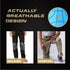 Hmyl Easy 11.5''7.9''0.45'', 3 Breathable No Strap Knee Pad Insert for Work Pants/Bibs, Uniforms, and Tactical Pants