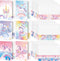 Kosiz 12 Pieces Cute Unicorn Pocket Folders, Kawaii Homework Folders for Girls, Back to School Gift, Classroom Teacher