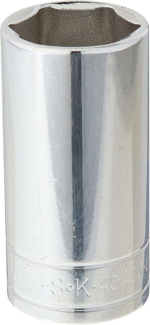 SK Tools USA 3/8" Drive, 6 Point, Deep Chrome Socket 7/8" | 40428