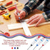 Multi-purpose Deep Hole Marker Pens, Long Nosed Marker for Woodworking, 12 Pieces