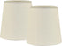 LAMPWELL VALO Clip-on Small Fabric Lamp Shades for Table Chandelier Wall Lamp,Set