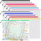 Umriox Zipper Pouch, 16.9x12.4 in, Extra Large Waterproof Zipper Bags for Office Supplies, Puzzles, Board Game Storage