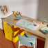 Uncommon Desks Kid's Desk Mat - Fun Computer & Mouse Pad Blotter for Schoolwork, Arts & Crafts, Washable Table Cover,
