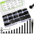 K Kwokker 1480Pcs M3 4mm 35mm M3 Countersunk 3D 4/5/6/8/10/12/16/20/25/30/35mm Flat Head Phillips Machine Screws